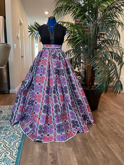 African maxi skirt/ African women clothing/ Ankara maxi skirt/ African print skirt/ Ankara skirt/ skirt