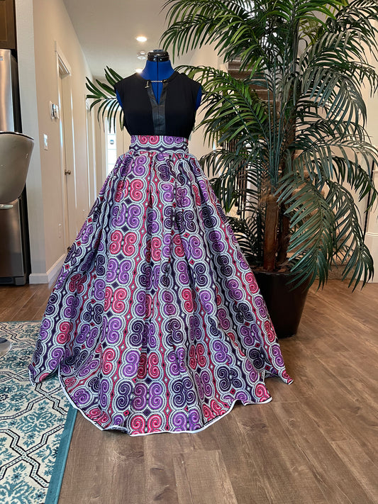 African maxi skirt/ African women clothing/ Ankara maxi skirt/ African print skirt/ Ankara skirt/ skirt