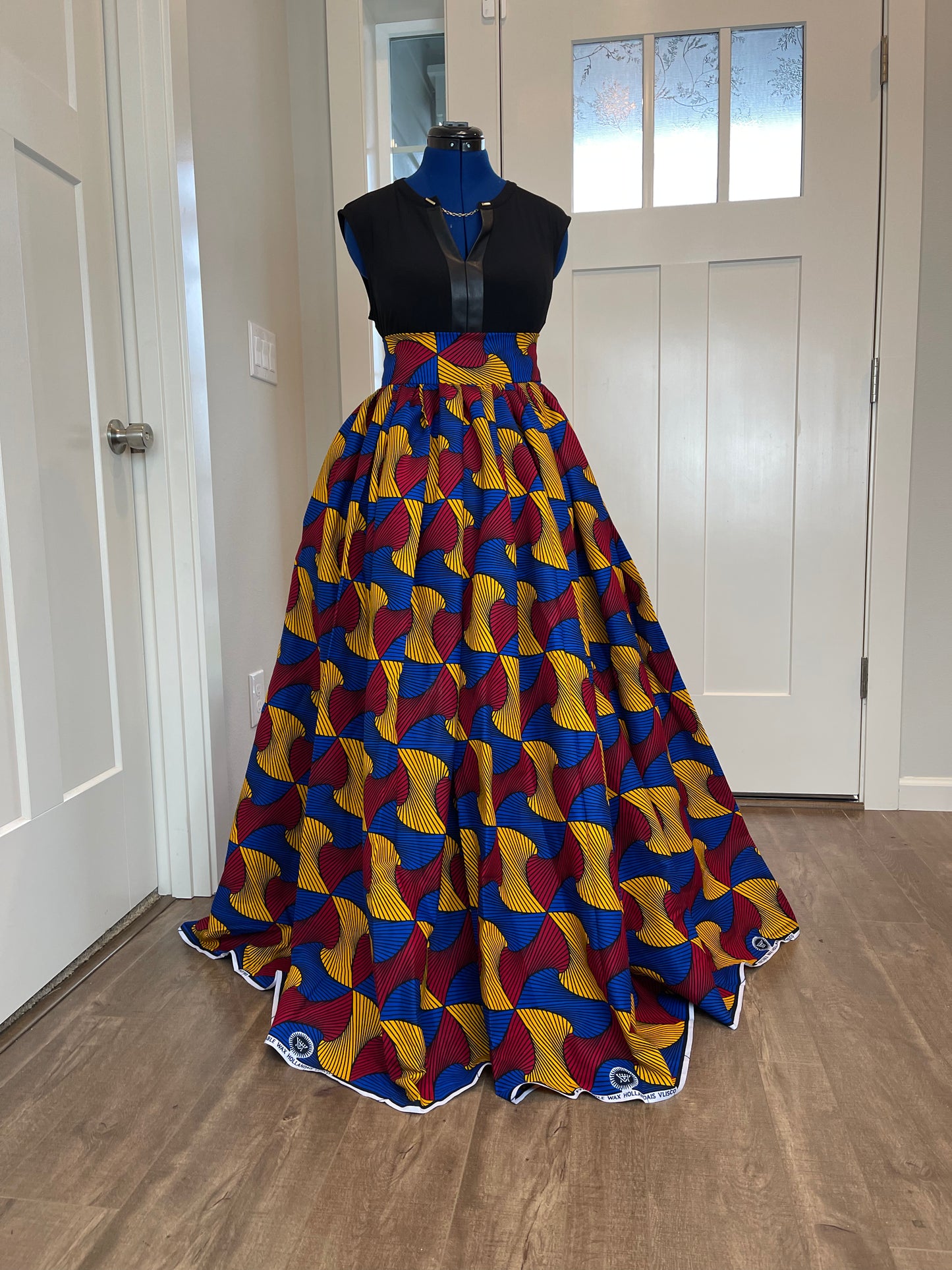 African skirt/African maxi skirt/Danshiki maxi skirt/African long skirt/Maxi skirt/