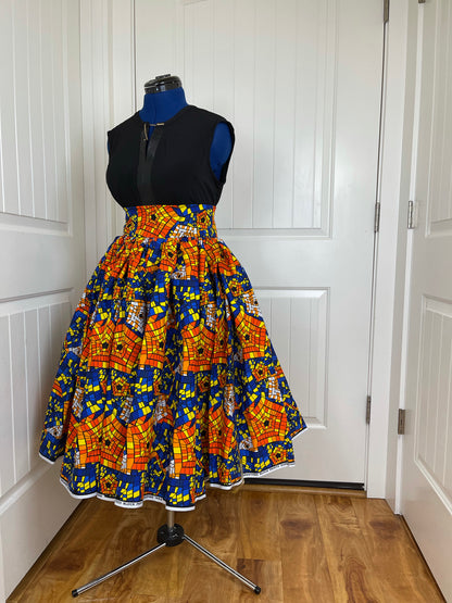 African maxi skirt/ African women clothing/ Ankara maxi skirt/ African print skirt/ Ankara skirt/ skirt