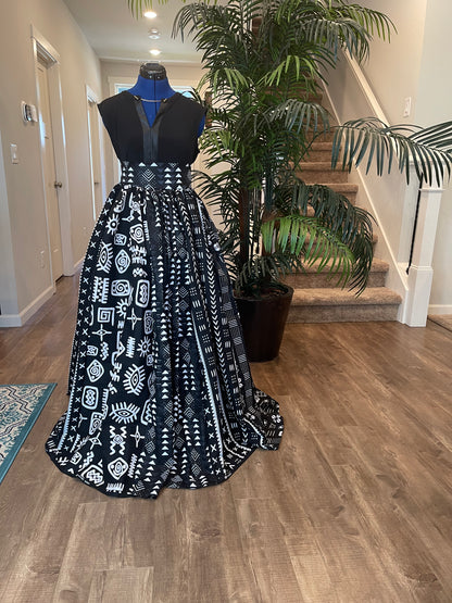 African maxi skirt/ African women clothing/ Ankara maxi skirt/ African print skirt/ Ankara skirt/ skirt