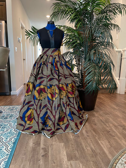 African skirt/African women skirt/Plus size African skirt/Danshiki skirt/Ankara Skirt/African Wrap Skirt/African Clothings
