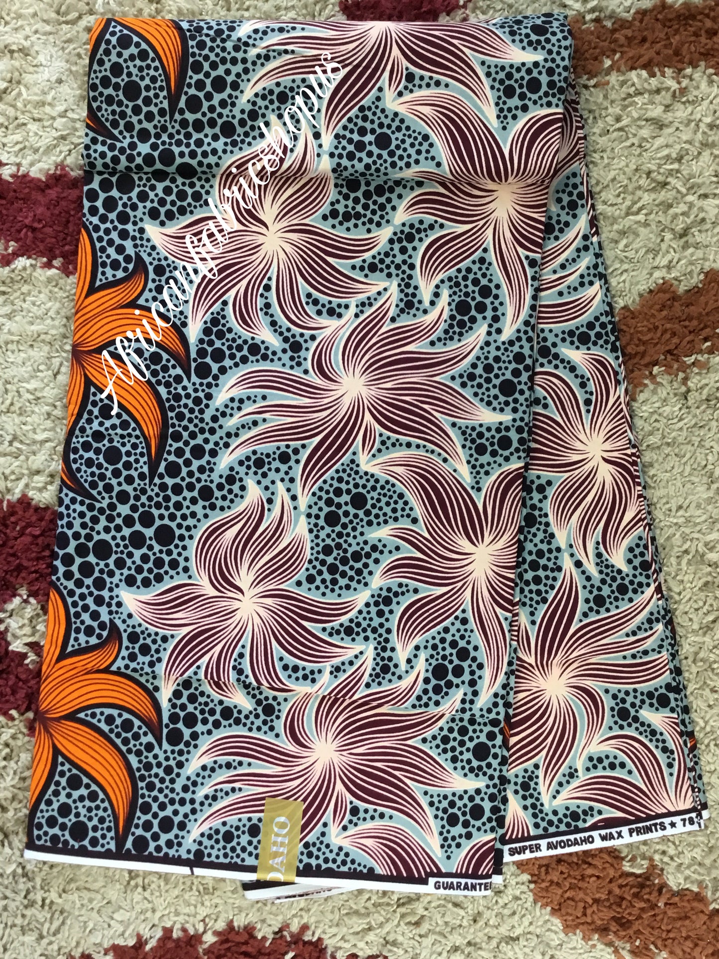 African fabric/Ankara fabric/ Danshiki/Danshiki fabric/African print/Ankara fabric for dress/ African textile for crafts/African print for sewing/KM75