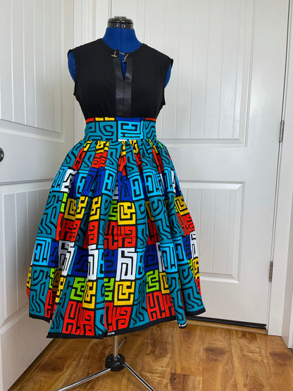 African maxi skirt/ African women clothing/ Ankara maxi skirt/ African print skirt/ Ankara skirt/ skirt