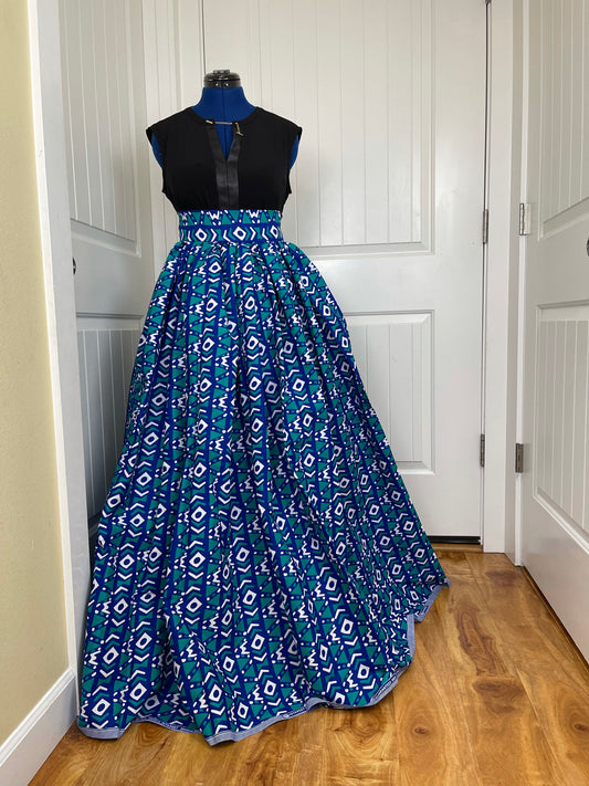 African maxi skirt/ African women clothing/ Ankara maxi skirt/ African print skirt/ Ankara skirt/ skirt