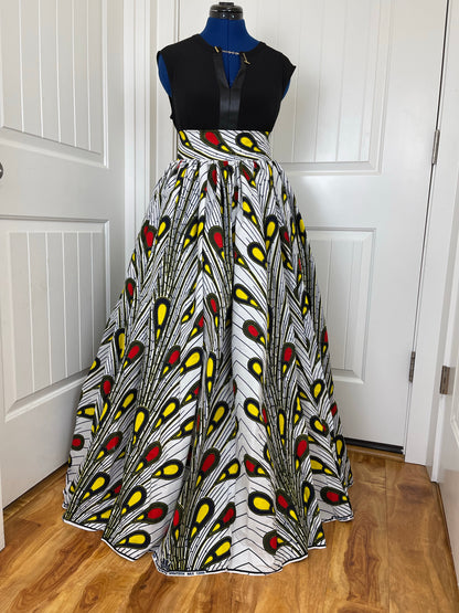 African maxi skirt/ African women clothing/ Ankara maxi skirt/ African print skirt/ Ankara skirt/ skirt