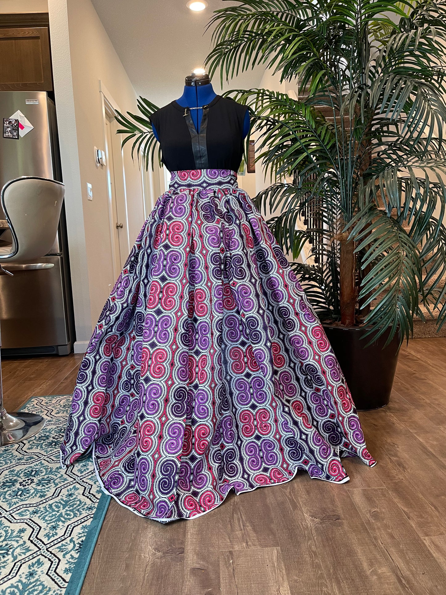 African maxi skirt/ African women clothing/ Ankara maxi skirt/ African print skirt/ Ankara skirt/ skirt