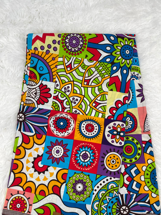 African fabric Ankara fabric/African print fabric/KM16/African fabric by the yard/African fabric Design/African fabric store near me