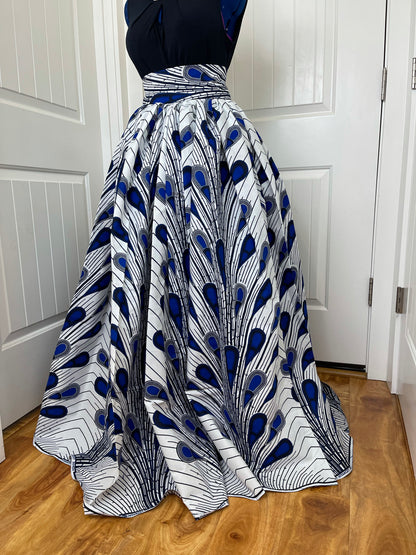 African maxi skirt/ African women clothing/ Ankara maxi skirt/ African print skirt/ Ankara skirt/ skirt
