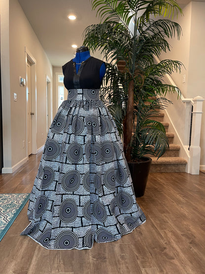 African print maxi skirt/African maxi skirt/Danshiki maxi skirt/African long skirt/Maxi skirt/