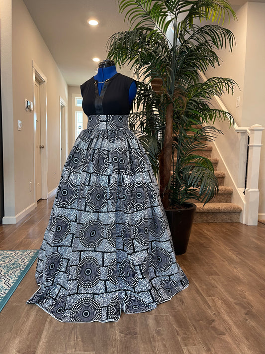 African print maxi skirt/African maxi skirt/Danshiki maxi skirt/African long skirt/Maxi skirt/