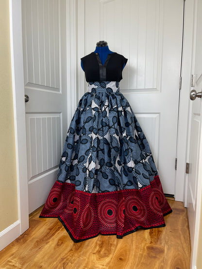 African maxi skirt/ African women clothing/ Ankara maxi skirt/ African print skirt/ Ankara skirt/ skirt