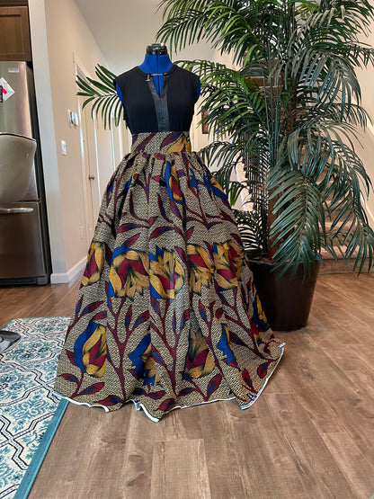 African skirt/African women skirt/Plus size African skirt/Danshiki skirt/Ankara Skirt/African Wrap Skirt/African Clothings