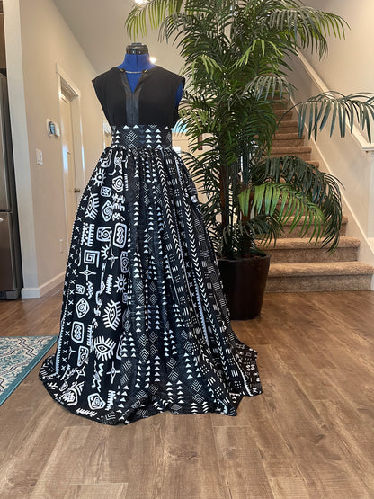 African maxi skirt/ African women clothing/ Ankara maxi skirt/ African print skirt/ Ankara skirt/ skirt