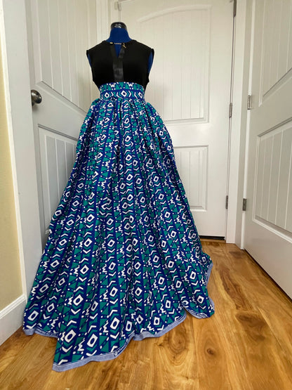 African maxi skirt/ African women clothing/ Ankara maxi skirt/ African print skirt/ Ankara skirt/ skirt
