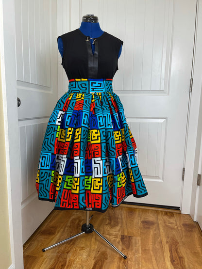 African maxi skirt/ African women clothing/ Ankara maxi skirt/ African print skirt/ Ankara skirt/ skirt