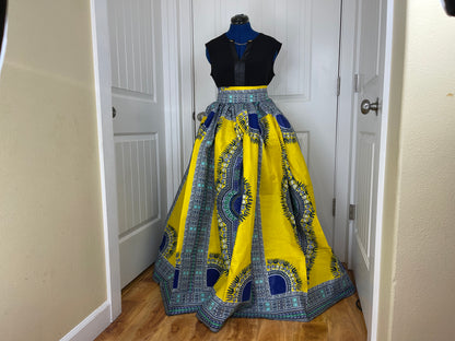 African maxi skirt/ African women clothing/ Ankara maxi skirt/ African print skirt/ Ankara skirt/ skirt