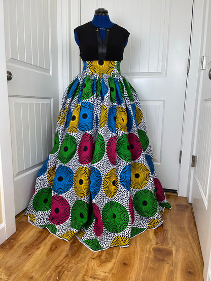 African print maxi skirt/African maxi skirt/Danshiki maxi skirt/African long skirt/Maxi skirt/