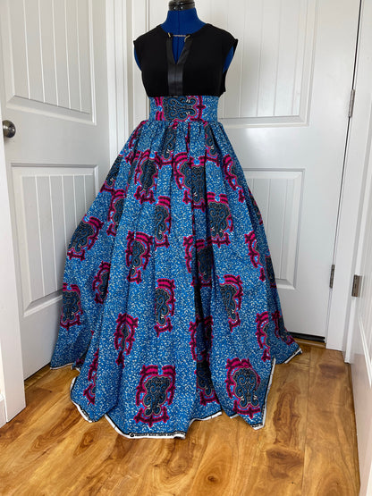 African print maxi skirt/African maxi skirt/Danshiki maxi skirt/African long skirt/Maxi skirt/