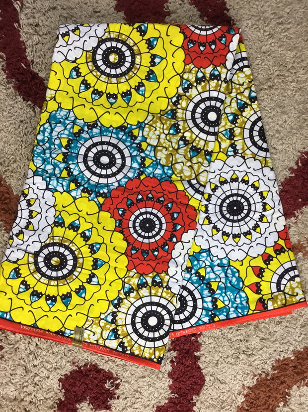 African fabric/ fabric/ Danshiki/Danshiki fabric/African print/African wax/KM100