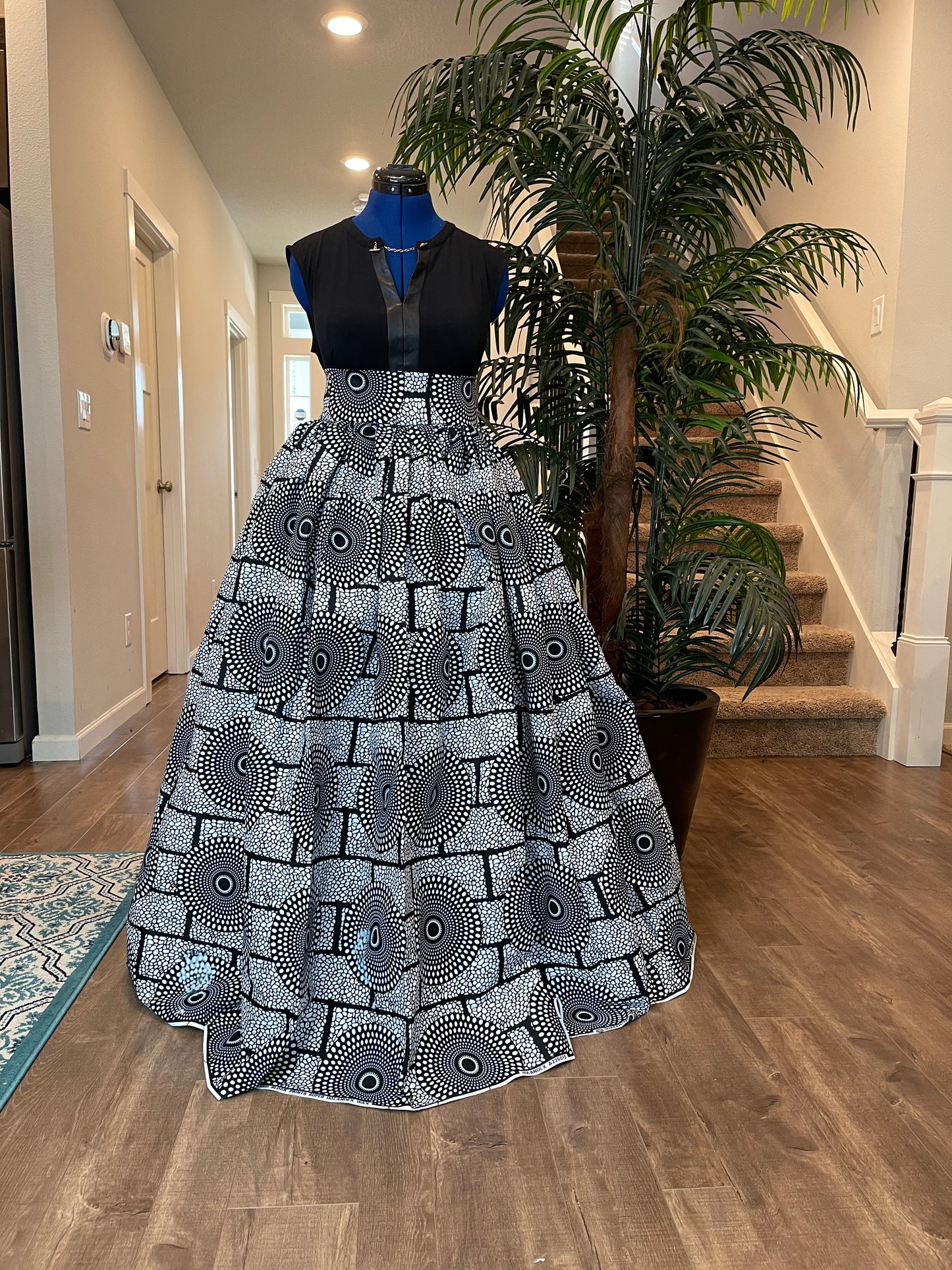 African print maxi skirt/African maxi skirt/Danshiki maxi skirt/African long skirt/Maxi skirt/