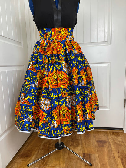African maxi skirt/ African women clothing/ Ankara maxi skirt/ African print skirt/ Ankara skirt/ skirt