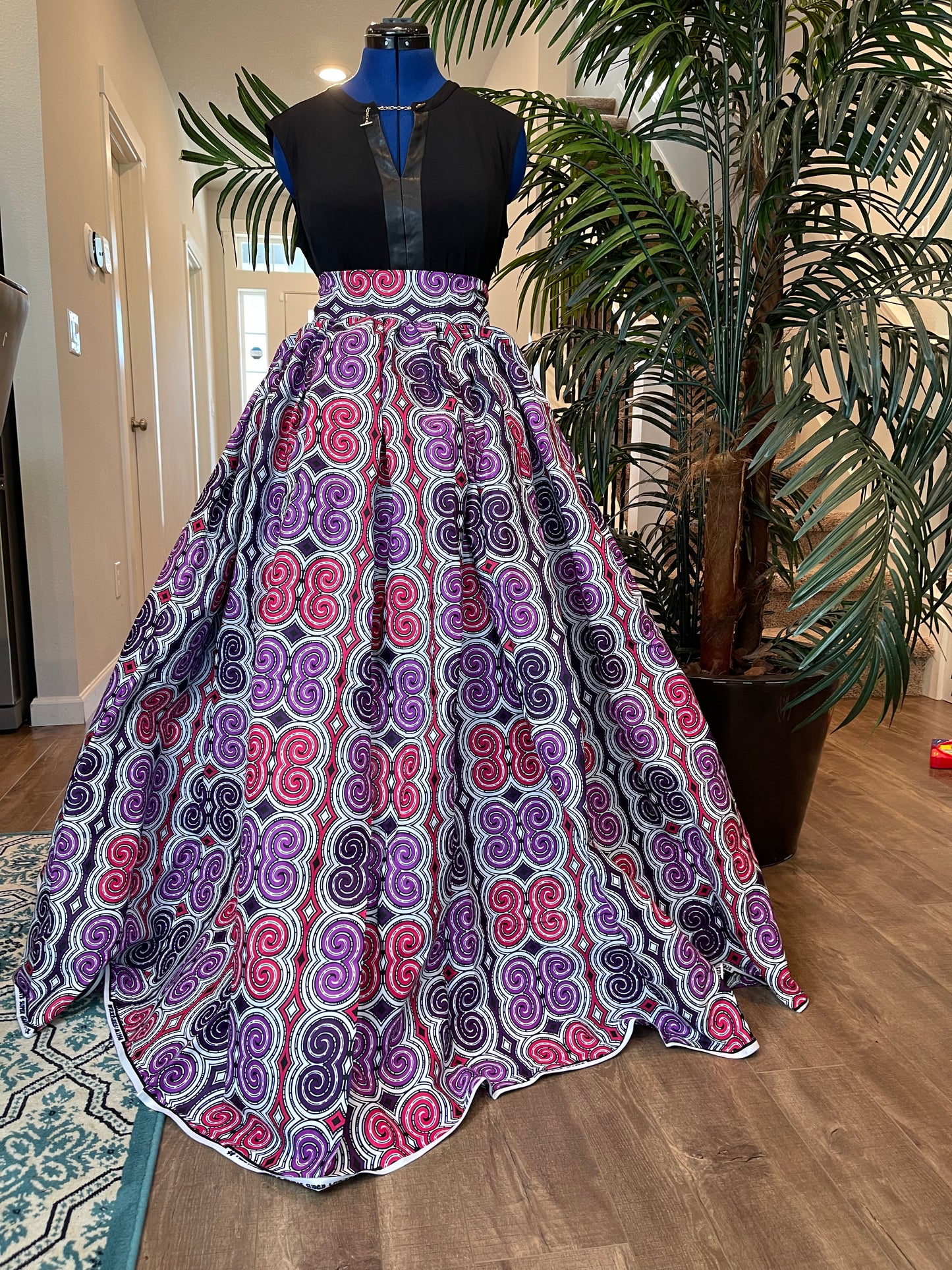 African maxi skirt/ African women clothing/ Ankara maxi skirt/ African print skirt/ Ankara skirt/ skirt