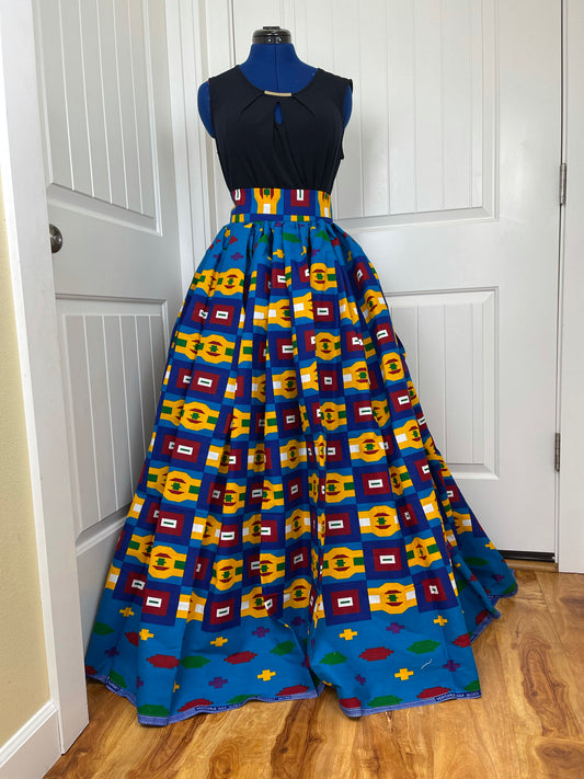 African maxi skirt/ African women clothing/ Ankara maxi skirt/ African print skirt/ Ankara skirt/ skirt