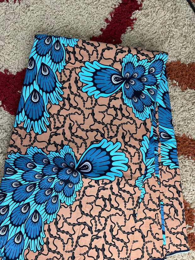 African fabric/Ankara fabric/ Danshiki/Danshiki fabric/African print/Ankara fabric for dress/ African textile for crafts/African print for sewing/KM54