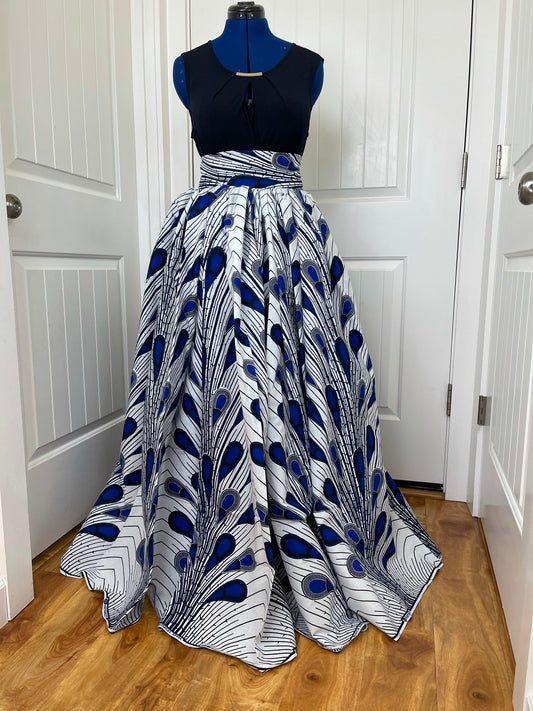 African maxi skirt/ African women clothing/ Ankara maxi skirt/ African print skirt/ Ankara skirt/ skirt