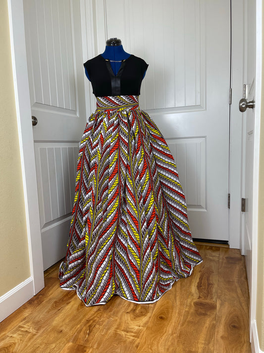 African print maxi skirt/ African women clothing/ Ankara maxi skirt/ African print skirt/ Ankara skirt/ skirt