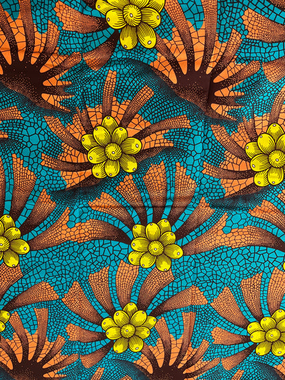 African fabric/Ankara fabric/ Danshiki/Danshiki fabric/African print/African wax/KM102