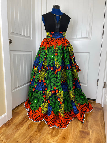 African print skirt|African clothing/African skirt plus size|Ankara maxi skirt/ African print skirt/ Ankara long skirt/ kente skirt/fashion skirt