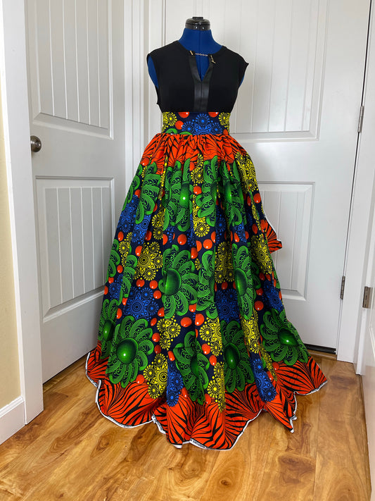African print skirt|African clothing/African skirt plus size|Ankara maxi skirt/ African print skirt/ Ankara long skirt/ kente skirt/fashion skirt