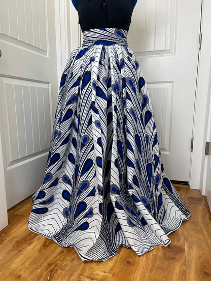 African maxi skirt/ African women clothing/ Ankara maxi skirt/ African print skirt/ Ankara skirt/ skirt