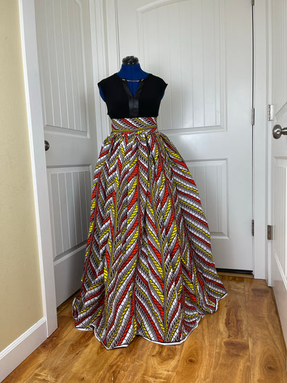 African print maxi skirt/ African women clothing/ Ankara maxi skirt/ African print skirt/ Ankara skirt/ skirt