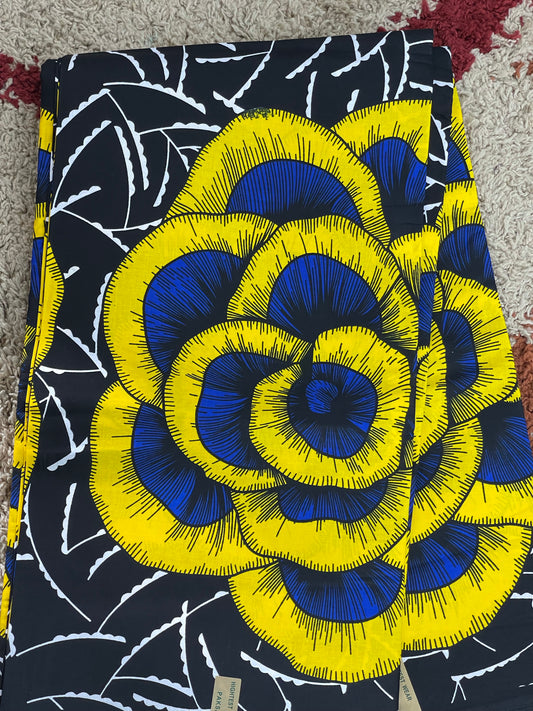 African fabric/Ankara fabric/ Danshiki/Danshiki fabric/African print/African wax/KM111