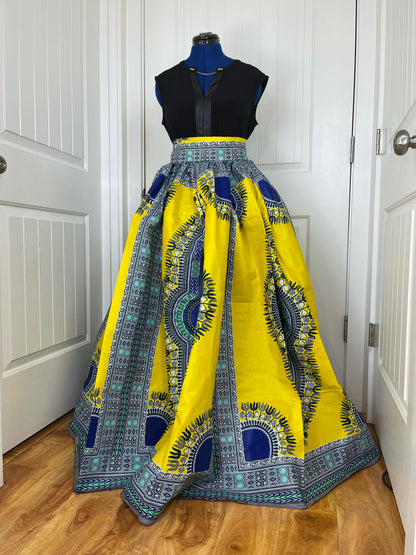 African maxi skirt/ African women clothing/ Ankara maxi skirt/ African print skirt/ Ankara skirt/ skirt